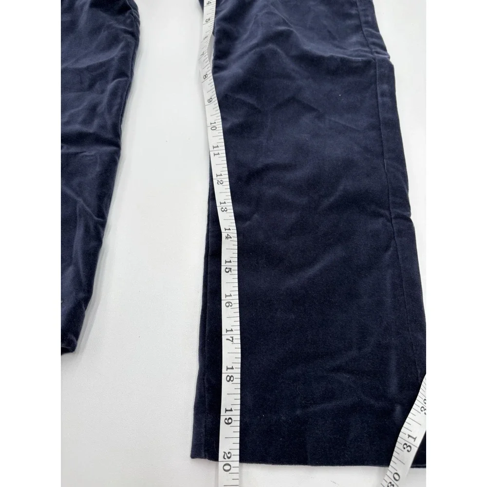 Jane‎ and Jack Kids Navy Velour Pants Size 6 Soft Velvet Dress Pull On